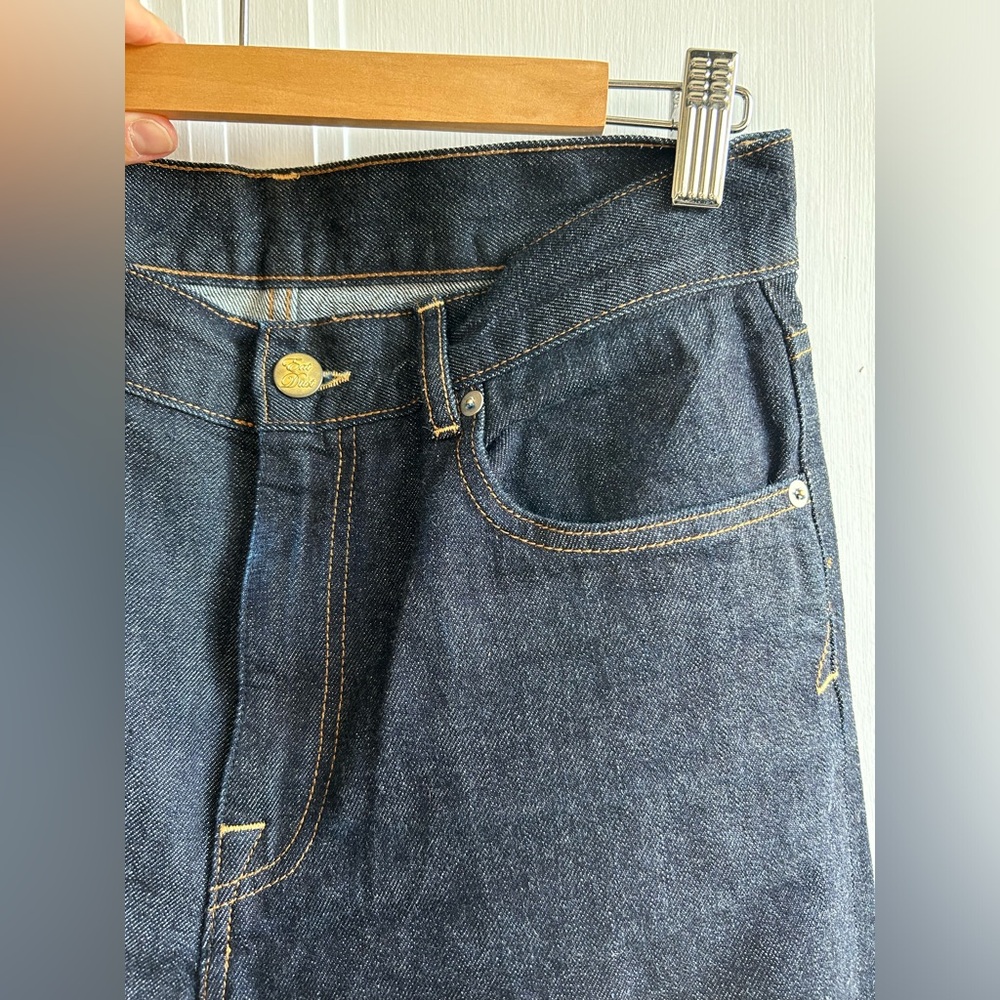 Girls of Dust “Georgia” Straight Leg Jeans - Dark Indigo - Picture 3 of 8
